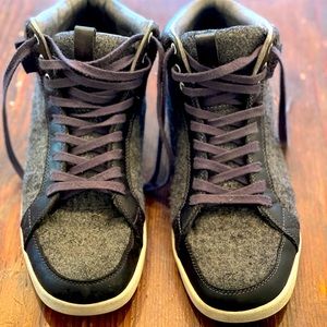 Clae Wool High Top Sneakers
